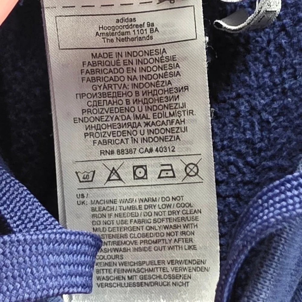 Adidas Originals Youth‎ M 11-12Y Navy Blue Trefoil Joggers Boys Girls Sweatpants